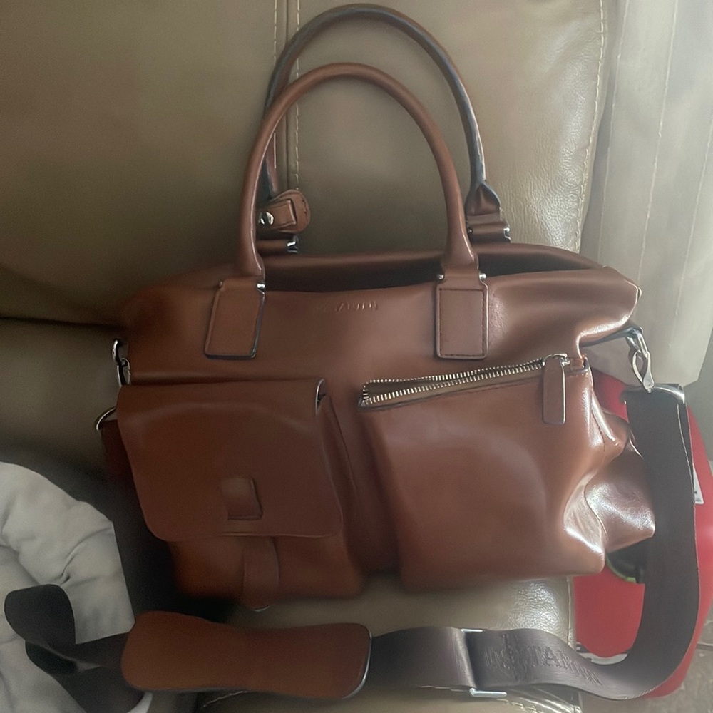 Bostanten leather handbag